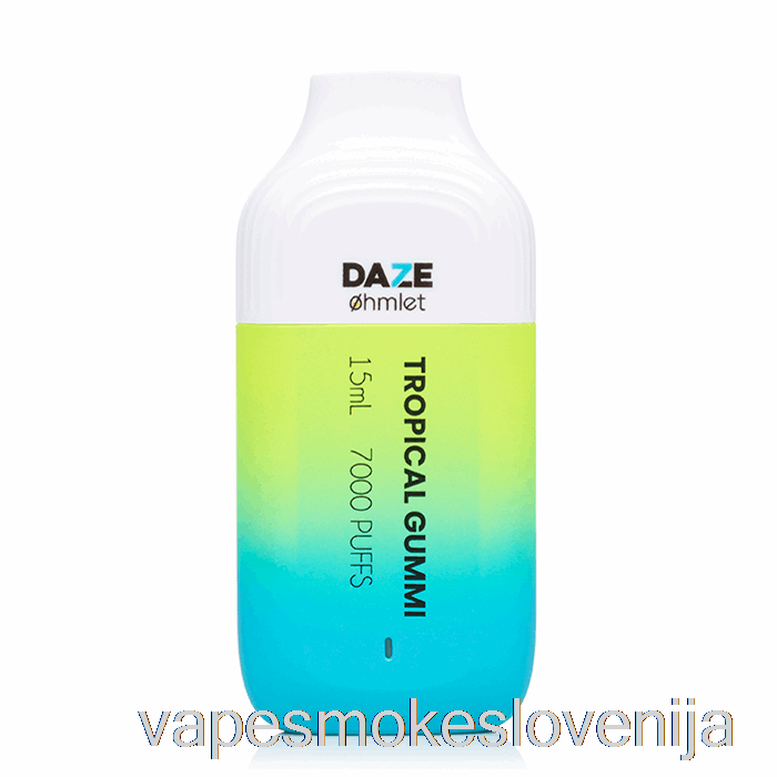 Vape Petrol 7 Daze Ohmlet 7000 Tropski Gumi Za Enkratno Uporabo Brez Nikotina 0 %